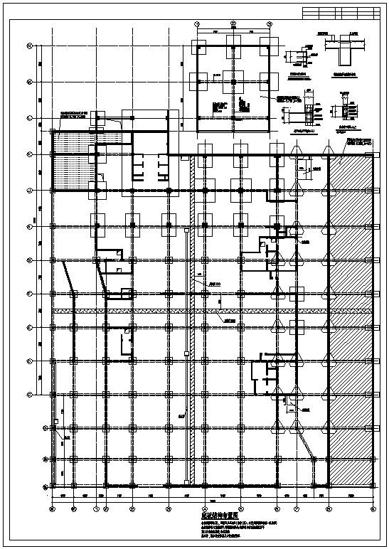 两层地下室结构设计图_图1