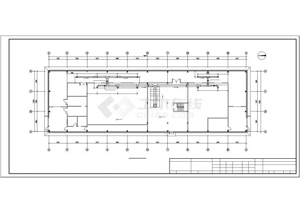 【牡丹江】某制药公司库房空调设计施工图纸-图一