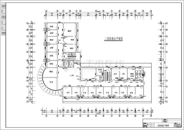【四川】某县级医院给排水设计图纸-图二