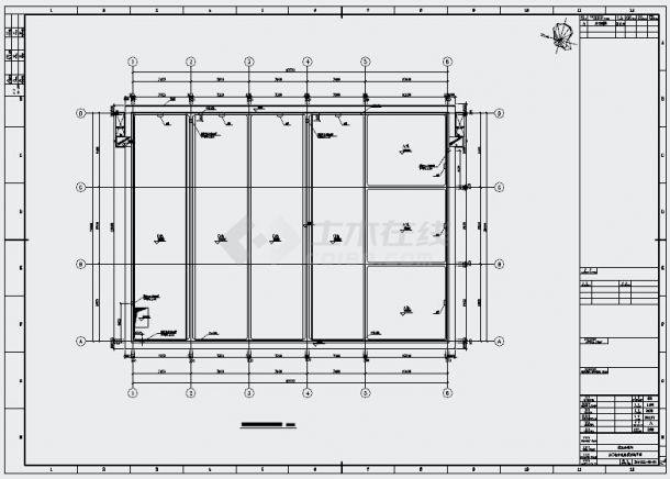 废水处理站AO组合池结构设计施工图-图二