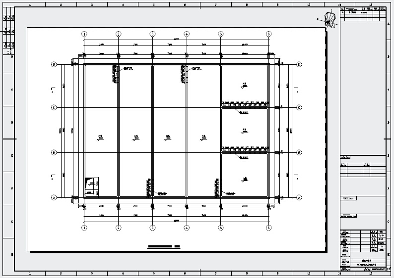 废水处理站AO组合池结构设计施工图