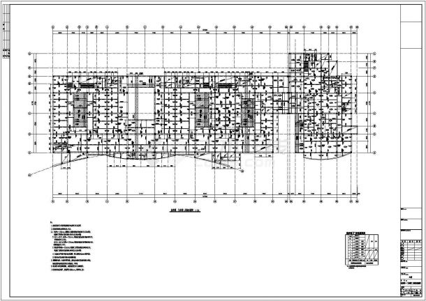 【山东】地上五层框架结构病房楼结构施工图-图二