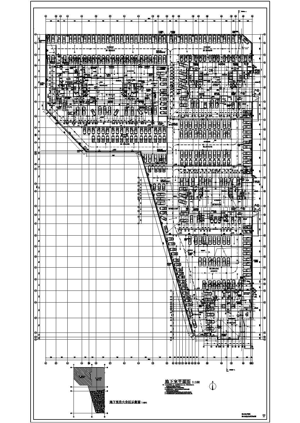 【广西】高层现代风格住宅楼地下室设计图