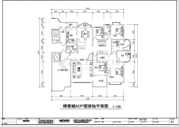 石家庄高层剪力墙结构住宅室内设计施工图-图二