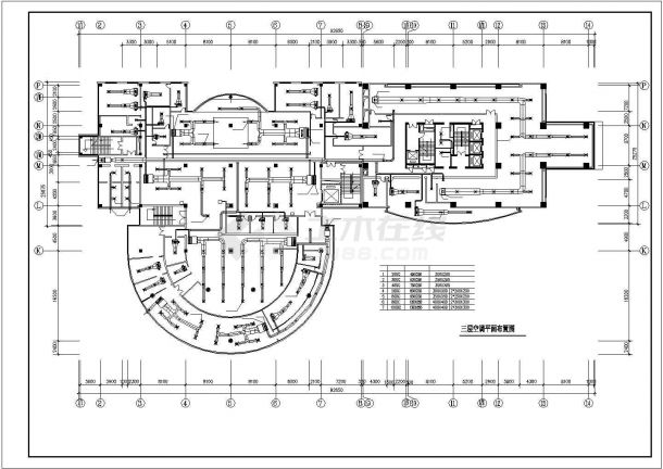 多层金融大厦空调系统设计施工图（风冷模块机组）-图二