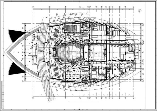 【浙江】大型剧院暖通空调设计施工图纸（著名设计院 座椅送风系统）-图一