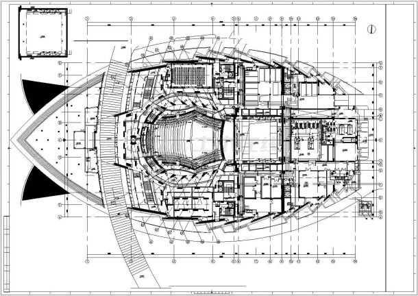 【浙江】大型剧院暖通空调设计施工图纸（著名设计院 座椅送风系统）-图二