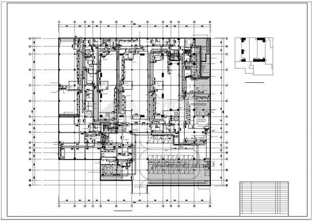 【安徽】博物馆建筑空调及通风排烟系统设计施工图（系统全面）-图一