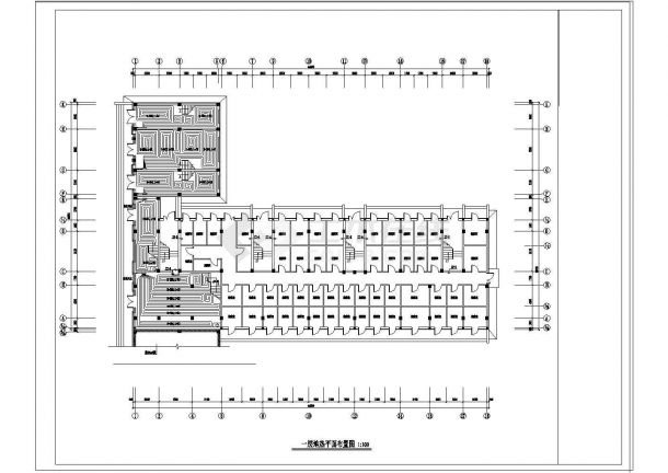 多层住宅楼地热辐射采暖系统设计施工图-图一