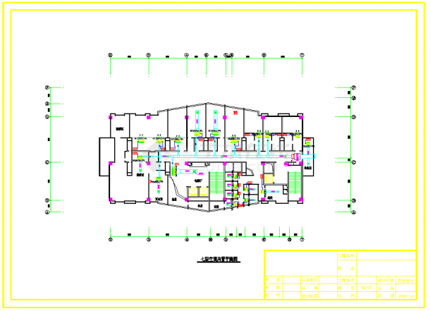 【浙江】某十七层酒店空调系统设计施工图纸-图一
