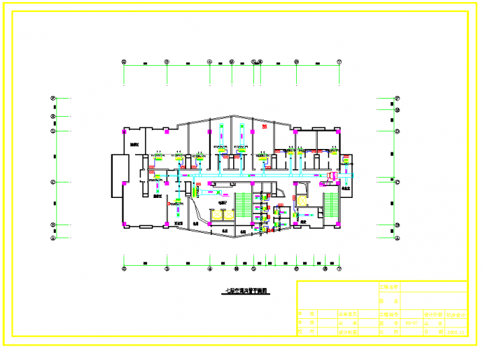 【浙江】某十七层酒店空调系统设计施工图纸_图1