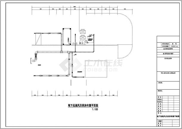 【石迁】某医院住院大楼通风空调图纸-图一