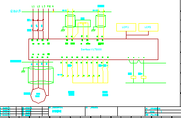 某工程水泵变频控制电气原理图(7张)-图一