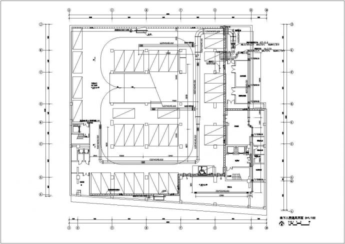 某单位七层框架结构办公楼暖通工程设计图_图1