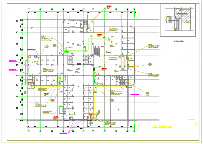 【重庆】医疗综合楼空调通风防排烟系统设计施工图（含洁净区域）_图1
