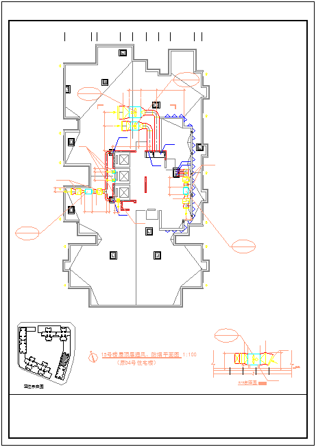 【四川】多层商住楼空调通风排烟系统设计施工图-图二