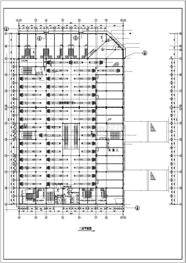 【湖北】多层商场建筑空调通风系统设计施工图（风冷模块机组）-图二