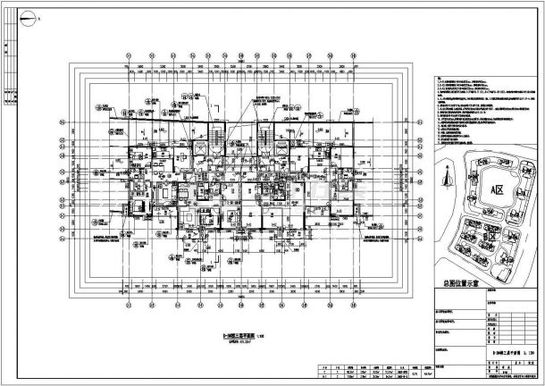 某地A区商品房D1至D5建筑施工图-图二
