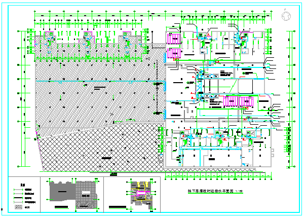 某高层住宅楼及地下车库给排消防设计施工图