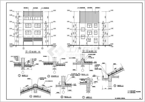 某地砌体结构民房建筑设计施工图纸-图一