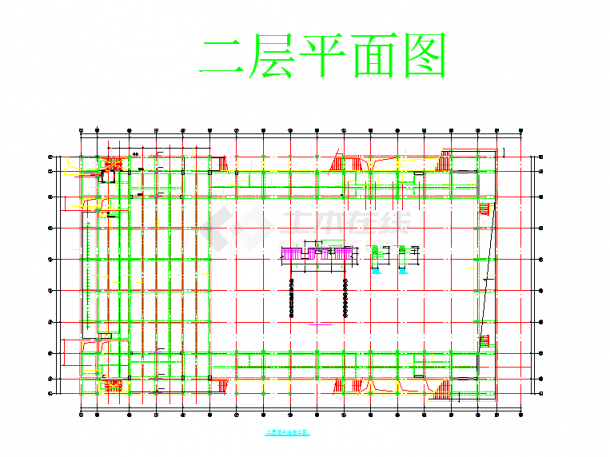 【北京】外国语大学大学生体育馆全套结构图-图一