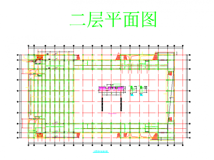 【北京】外国语大学大学生体育馆全套结构图_图1