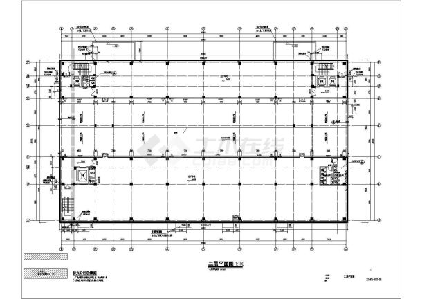 【广东】某厂房大楼建筑设计施工图纸-图二