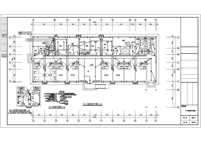 某地上三层局部四层老年养护院电气设计施工图纸_图1