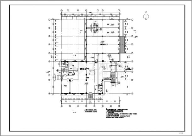 某3层框架结构卫生院建筑设计施工图-图二