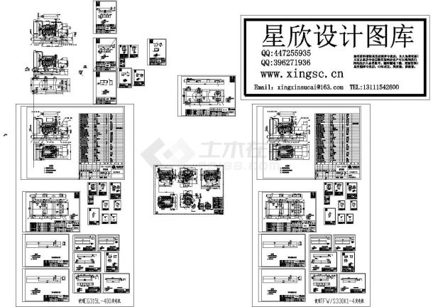 重传柴油发电机装配图-图一