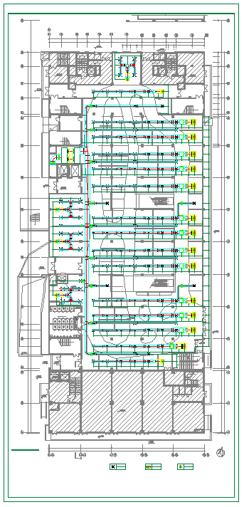 【江苏】多层商业广场空调通风系统设计施工图（风冷热泵机组）-图一