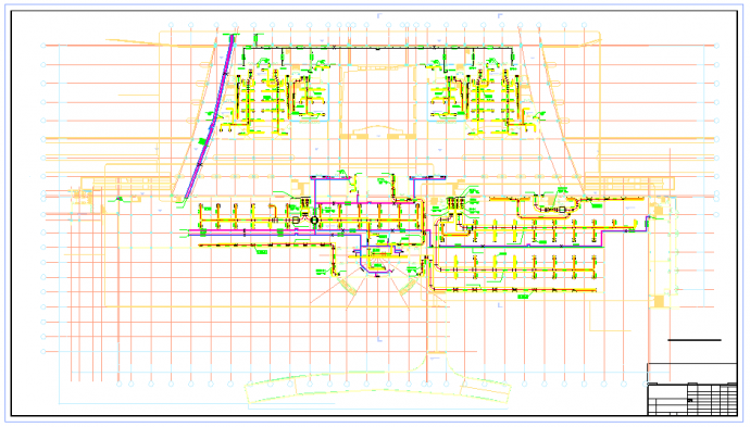 【济南】广场地下室暖通设计施工图_图1