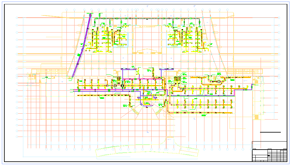 【济南】广场地下室暖通设计施工图