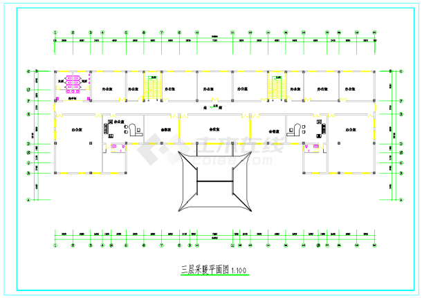 【河南】行政办公大楼空调通风及防排烟系统设计施工图（变频多联机空调系统）-图一