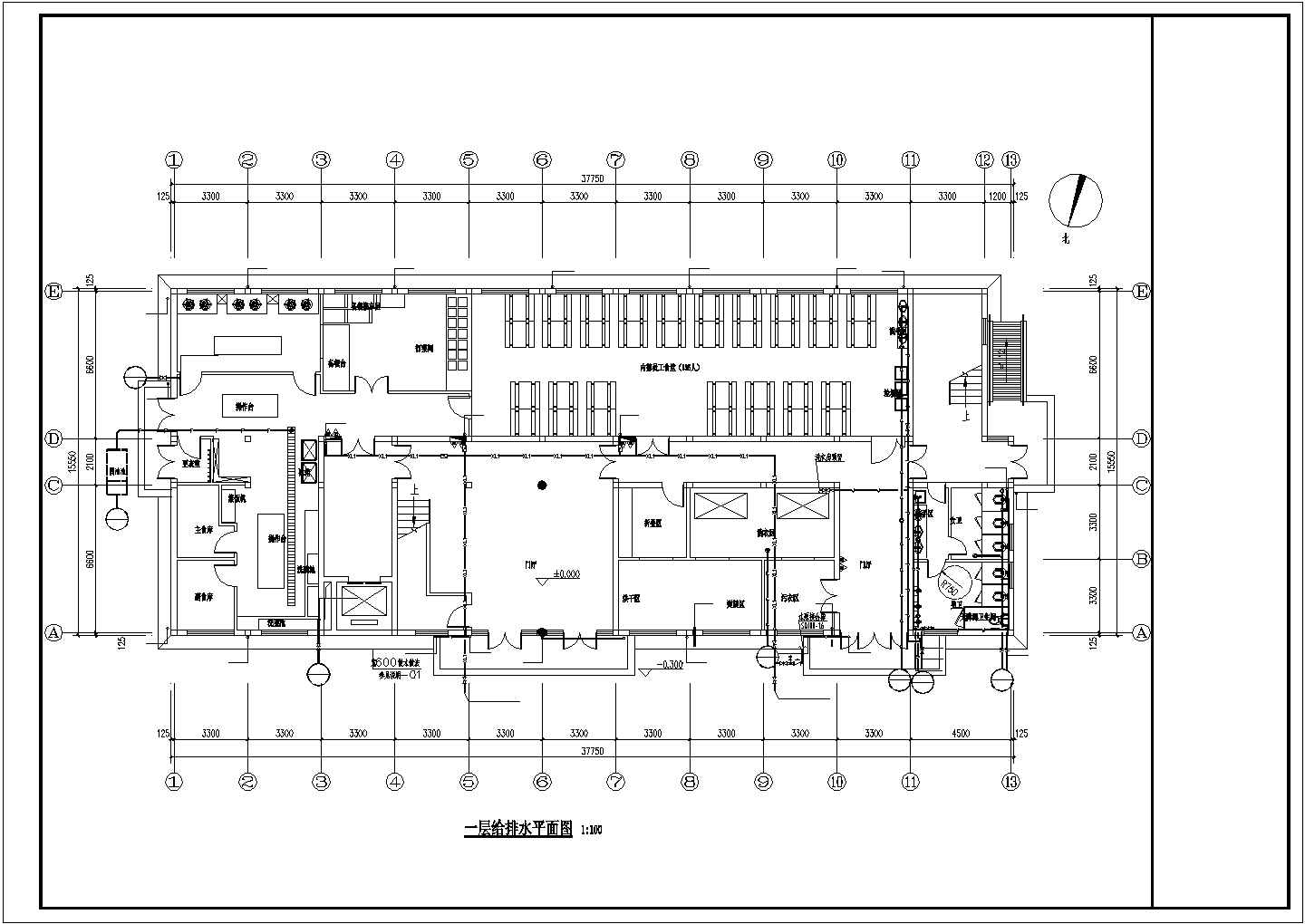 【湖北】疗养院装修工程给排水施工图（甲级设计院）