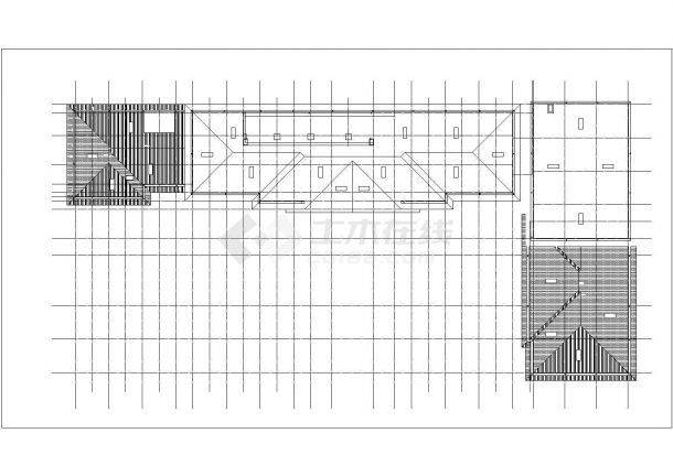 5层欧式风格度假酒店建筑设计施工图（含效果图）-图一