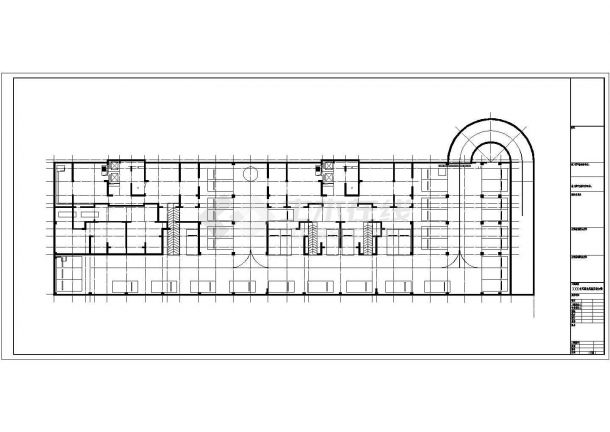 【河南】26层现代风格住宅楼建筑设计施工图（含效果图）-图二
