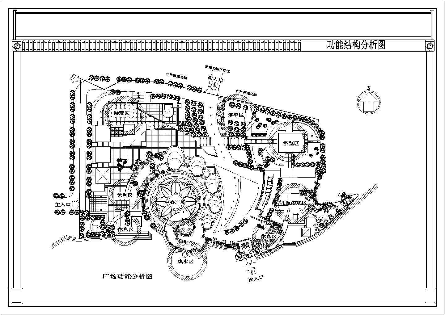 上海某广场修建性规划方案