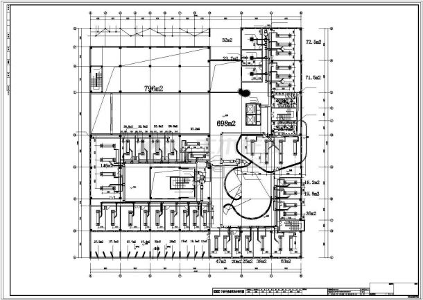 【江苏】多层实验办公楼空调通风及防排烟系统设计施工图（VRF系统）-图二