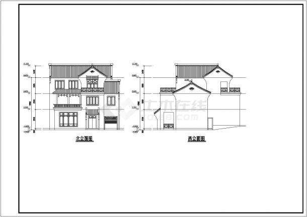 某地框架结构展览馆建筑群方案设计图-图一