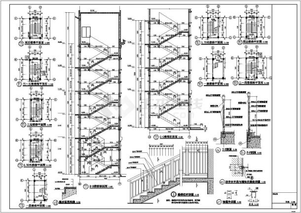 某多层框架办公楼建筑初步设计图纸-图二