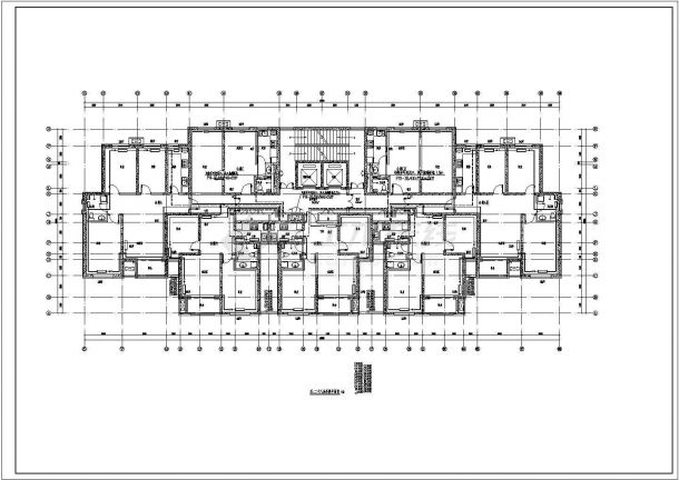 30层底商住宅综合楼散热器采暖施工图-图二