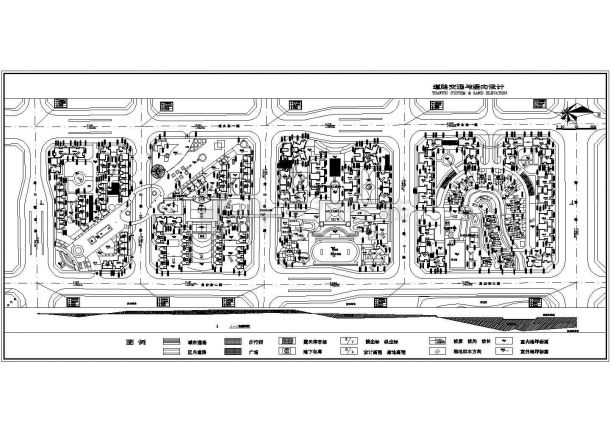 重庆某小区规划设计cad图纸-图一