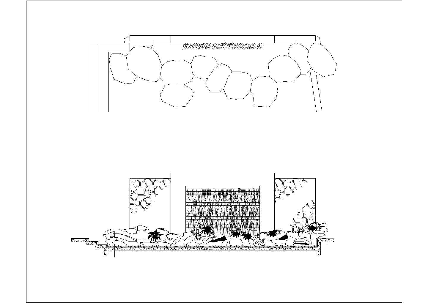 某框剪结构小区室外园林景观设计图纸第一部分