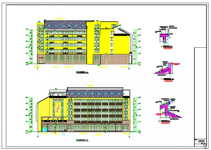 某省一级幼儿园建筑+结构设计施工图_图1