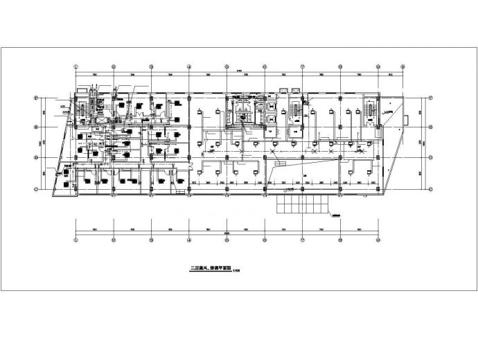 产业楼空调通风系统设计施工图（含机房大样图)_图1