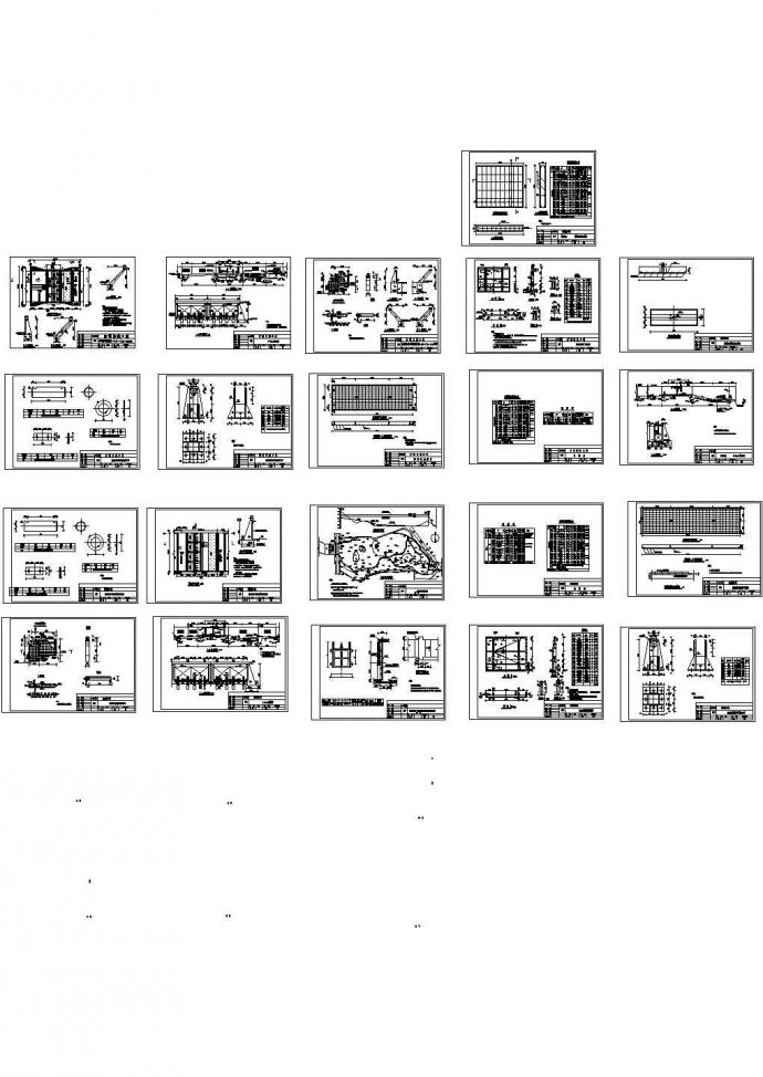 河道治理工程结构设计图纸(施工图阶段)_图1