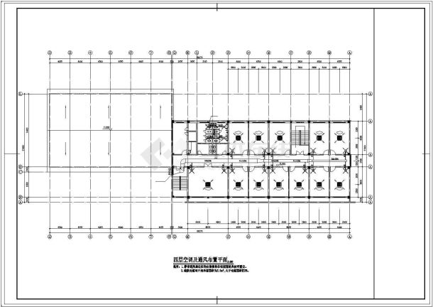 【江苏】公共建筑综合楼空调通风及防排烟系统设计施工图（数码涡旋变容量空调系统）-图一