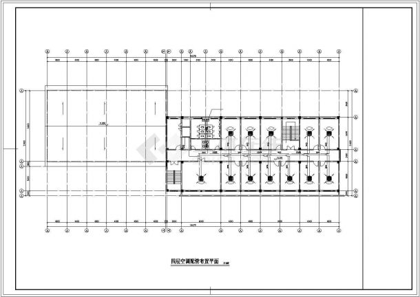 【江苏】公共建筑综合楼空调通风及防排烟系统设计施工图（数码涡旋变容量空调系统）-图二