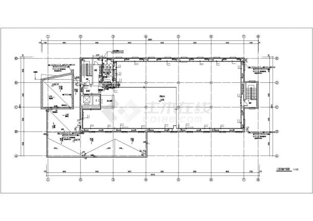 【河北】办公楼给排水及采暖施工图（16年最新设计）-图二